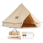 VEVOR Canvas Tent Bell Tent, Yurt T