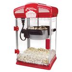 West Bend 82515 Hot Oil Theater Style Popcorn Popper Machine Offers Nonstick Kettle Fast and Durable with Easy Clean Up, 4-Ounce, Red