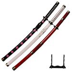 Sword Warrior Sword Roronoa Zoro Sword Set of 3 100 cm Wooden Sword, Wooden Katana Japanese Anime, Cosplay Sword Kitetsu / Shisui / Wado Ichimonji