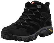 Merrell Men's Moab 2 Mid Waterproof Hiking Boot, Black Night, 10 M US