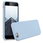 kwmobile Case Compatible with Apple iPhone 6 / 6S Case - TPU Silicone Phone Cover with Soft Finish - Light Blue Matte