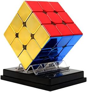 HELLOCUBE Cyclone Boys 3x3 Speed Cube Magnetic Reflective Mirror,Stickerless Magic Cube Puzzle Toys