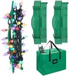RUODON 12 Pack Christmas Lights Sto