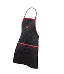 Char-Broil 140 517 - Grilling Apron with Pockets, Black and Red.