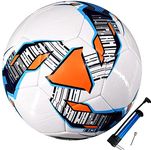 Senston Soccer Ball Official Size 5 for Kids and Adult Training Match Ball Football Balls with Pump