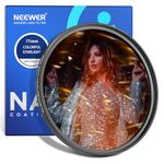 NEEWER 77mm Colorful Starlight Brushed Camera Lens Filter, Special Effects Filter with Anamorphic Flare, Shinning Starburst Lens Filter, Photography Prism Lens Filter, Camera Lens Accessory