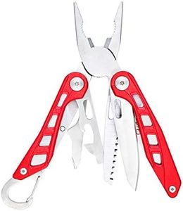 Amazon Basics 8-in-1 Stainless Steel Multitool Safety Lock with Nylon Sheath