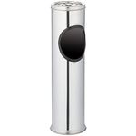 Free Standing Stainless Steel Ash Tray Outdoor Rubbish Bin Dust Cigarette Ashtray Stand (1)