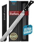 Cutluxe Carving Knife - 12 inch Razor Sharp Brisket Knives for Meat Cutting, BBQ, Turkey - Slicing Knife with Ergonomic Pakkawood Handle Design - Gift Box Included
