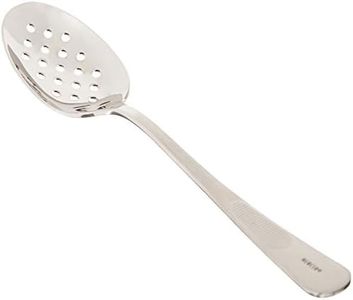 Mercer Culinary M35161 Plating Spoon, Perforated Bowl, 7 7-8 inch, Silver