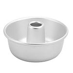 Yardwe Angel Food Cake Pan, 3.7 Inch Aluminum Tube Pan for Baking Pound Chiffon Cake