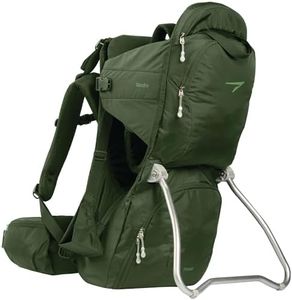 Vandra™ Forest - Scandinavian Hiking Baby Carrier Backpack - Gravity Lock™ Hard-Shell Frame - Nest Child Carrier for Toddler & Kids - Dust Bag, Alu Tag & More Included