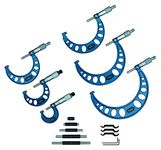Fowler 52-215-006-1, Outside Micrometer Set with 0–6" Measuring Range