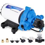 YUCHENGTECH Water Pressure Booster Pump 220V Self Priming Diaphragm Pump 3.0GPM 45PSI Hot Cold Automatic Water Pressure Pump Household Shower Pressure Booster for Home Shower Garden RV Water Taps