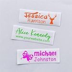 120 Pieces Personalized Satin Label
