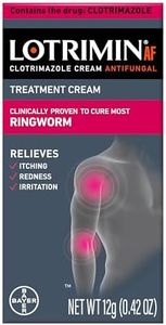 Lotrimin AF Ringworm Cream Clotrimazole 1% - Clinically Proven Effective Antifungal Cream Treatment of Most Ringworm, For Adults and Kids Over 2 years, .42 Ounce (12 Grams)