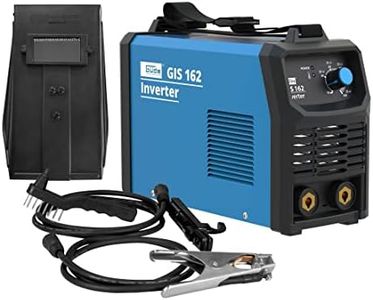 Güde Inverter Schweißgerät GIS 162 (230 V, 15,5 W Leerlaufleistung, 5,0 kVA max. Netzleistung, 10-160 A Regelbereich Schweißstrom, inkl. Elektrodenhalter, Masseklemme, Schlackenhammer & Schweißschild)