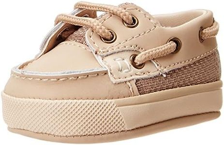 Baby Deer Deck Crib Shoe (Infant/Toddler),Tan,3 M US Infant