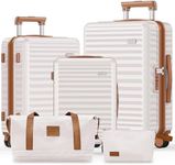 SHOWKOO Luggage Sets 3 Piece Hardsi