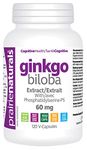 Prairie Naturals Ginkgo Biloba Extract 60mg with Phosphatidylserine VCaps - 120 Count