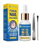 Natural Antifungal Nail Treatment - Potent Fungi Toe Nail Fungal Treatment for Men, Women with File and Brush for Maximum Convenience - 1Fl Oz/ 30ml