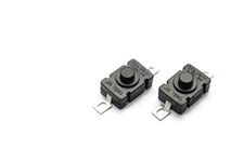 Electronic Spices Self Locking Switch, DC 260V 1.5 A Tactile Tact Switch 2Pin On Off Push Button Switch DIY Electronics Accessories pack of 20