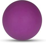 WOVTE Massage Lacrosse Ball for Myofascial Release, Foot, Back, Trigger Point Treatment Ball, Muscle Knot, Yoga(Purple)