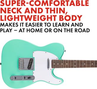 Squier Telecaster Electric Guitar – Seafoam Green