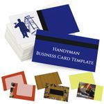 Custom Business Cards Personalized Business Cards for Small Business 300gsm Matte Paper Front & Back Sides Printed 3.5" x 2" - Handyman Template