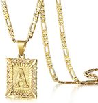 KissYan Initial Letter Pendant Neck