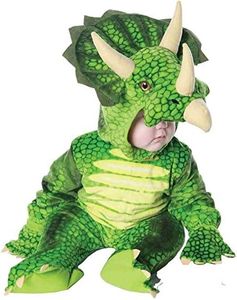 UNDERWRAPS Baby's Triceratops, Green, Medium (18-24 Months)