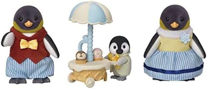 Calico Critters Penguin Family - Set of 4 Collectible Doll Figures for Ages 3+