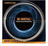 POWERTEC 13332 64-1/2" x 1/2" x 10/14 TPI Bi-Metal Band Saw Blade, for 4x6 Metal Bandsaw (Package May Vary)