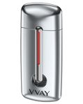 VVAY Windproof Jet Flame Lighter, Red Flame, Butane Refillable, Sold without Gas