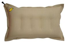 Duckback Foam Brown Travel Pillow, Standard, ( Pack Of 1 )