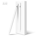 MEKO Pencil for iPad 2018-2025, 13 Minutes Fast Charging, Palm Rejection, Tilt Sensitivity, Stylus Pen Compatible with Apple iPad Pro 11"/12.9"/13", Air 3-5/M2/M3, Mini 5/6, i-Pad 6-11