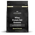 Protein Works - Whey Protein 360 Extreme | Added Vitamins | Premium Whey Shake | Whey Protein Powder | 34 Servings | Banana Milkshake | 1.2kg