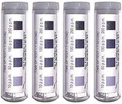 FryOilSaver Chlorine Test Strips for Restaurants, Precision Chlorine Test Paper, 4 x Vials of 100 Chlorine Sanitizer Test Strips, 10-200 ppm, Chlorine Test Strips, FMP 142-1362