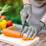 Cut Resistant Gloves for Kitchen-Meat Cutting,Mandolin slicing,Food Grade,High performance level 5 protection.Size, Medium