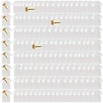 Lsgoodcare 100Pack White Silicone Rubber Replacement Mushroom EarTips Earbud Compatible with Motorola Kenwood Icom Yaesu Baofeng HYT Midland Cobra Radio Surveillance Acoustic Tube Earpiece Headset