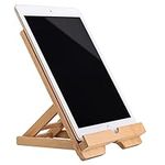 Bamboo Tablet Stand Holder Adjustab