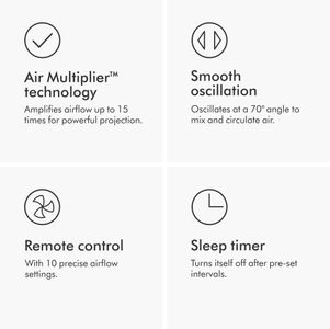 Dyson Cool Tower Fan – Quiet Bladeless Oscillating Air Circulator