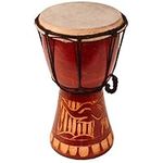 Djembe Drum Carved Bongo African in