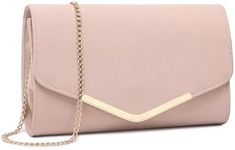 Miss Lulu Women's Elegant Clutch Handbag for Weddings and Evenings