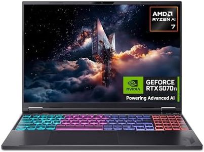 Acer Nitro 16 AN16-61 Gaming Laptop - AMD Ryzen AI 7 350, 32GB, 1TB SSD, NVIDIA GeForce RTX 5070Ti, 16" WQXGA 180Hz, Windows 11, Black