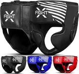 FightX Boxing Headgear for Men & Women - Premium Quality Boxing Helmet Made Up of Synthetic Leather - Perfect MMA Headgear Boxing Sparring for Karate, Taekwondo & Muay Thai Headgear