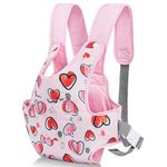 Aolso Baby Doll Carrier, Doll Carrier Soft Cotton, Front and Back Carrying with Adjustable Straps for Baby, 14" to 18" Doll Carrier Seat for Baby Born, Carrier Doll Accessories for Kids (Pink)