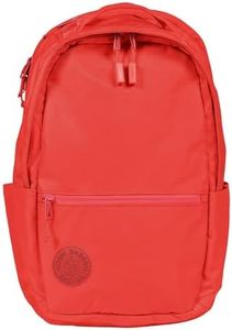 Baboon to the Moon City Backpack – Water-Repellent 16" Laptop-Friendly Backpack, Work, Travel, Gym Bag for Men & Women (New) Red