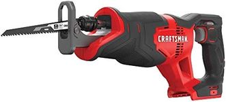 ​​CRAFTSMAN V20 Reciprocating Saw, Cordless, 3,000 RPM, Variable Speed Trigger, Quick Easy Blade Change, Bare Tool Only (CMCS300B)