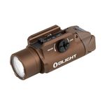 OLIGHT PL-3S 1000 Lumens Compact Flashlight, Rail-Mounted Light with Adjustable Key-Block, Suitable for 1913 Picatinny, GL Style (Desert Tan)